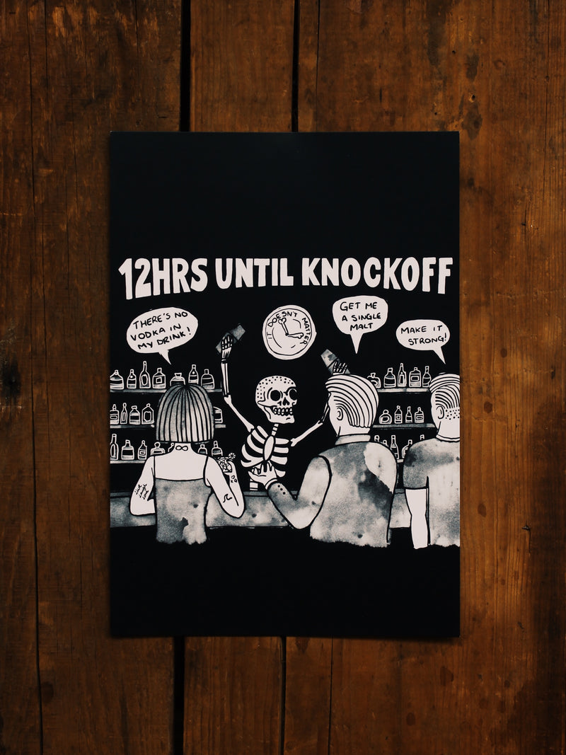 'Knockoff' Print - Black