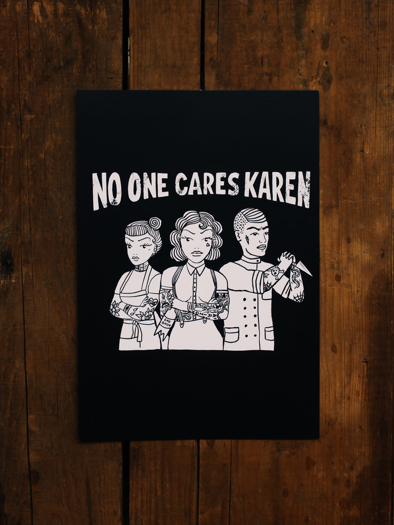 'Karen' Print - Black