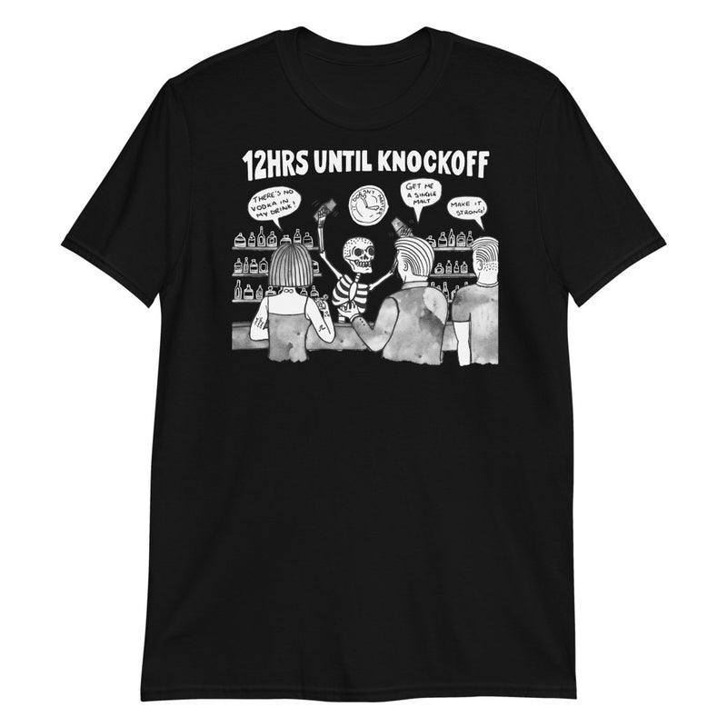 'Knockoff' Unisex Black T-Shirt