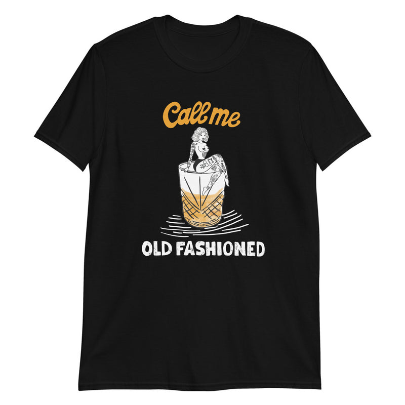 'Old Fashioned' Unisex Black T-Shirt